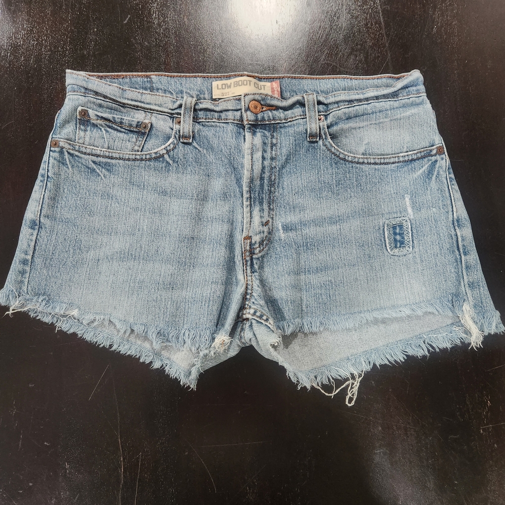 Levi's Light Blue Jean Shorts
